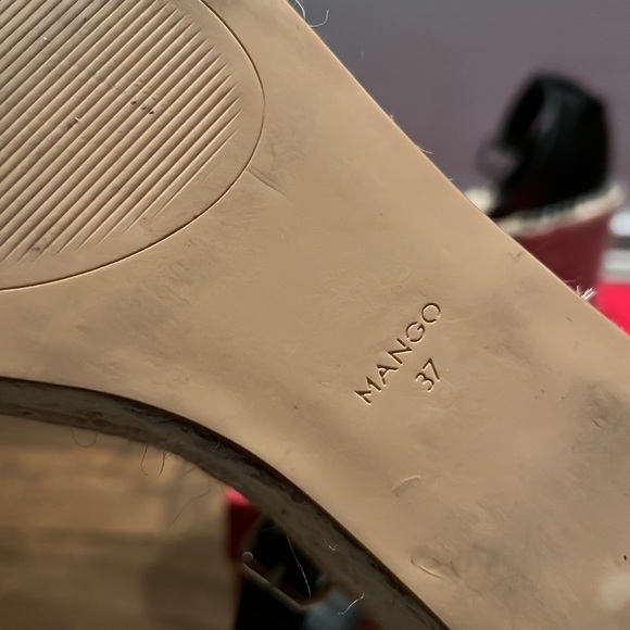 Mango buckle wedge sandals. Used like new. Very good condition. - Picture 5 of 5